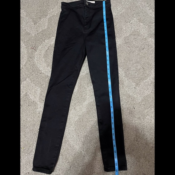 ASOS DESIGN Ridley high rise skinny jeans in clean black Used - Picture 5 of 8